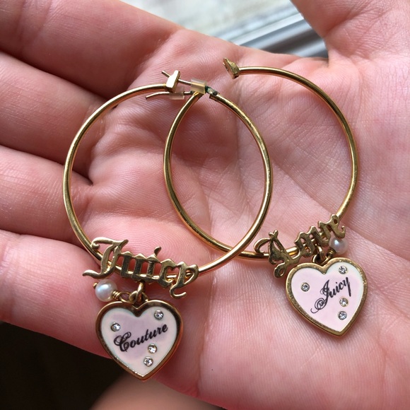 Juicy Couture Hoop Earrings - Picture 1 of 2